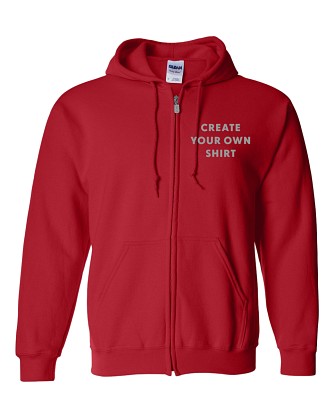 Gildan® Men's Create Your Own Full Zip Hooded Sweatshirt