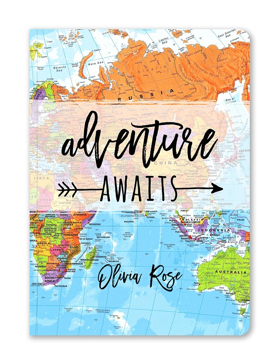 Adventure Awaits Custom Softcover Journals