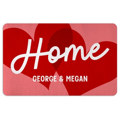 Home Hearts Doormat