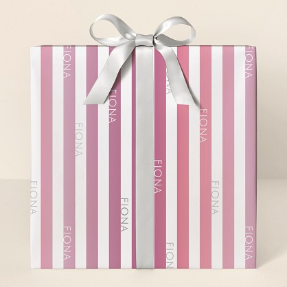 Striped Gradient Wrapping Paper