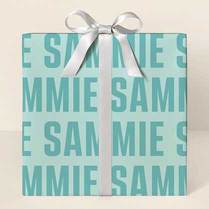 All Caps Wrapping Paper