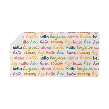 Hello Beach Towel