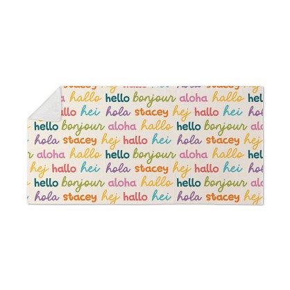 Hello Beach Towel