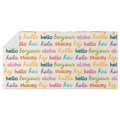 Hello Beach Towel