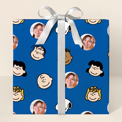 PEANUTS® Gang Photo Wrapping Paper
