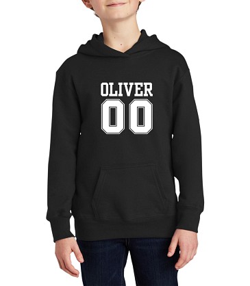  Varsity Style Port + Company Youth Hoodie