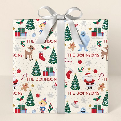 Rudolph® & Friends Holiday Fun Wrapping Paper