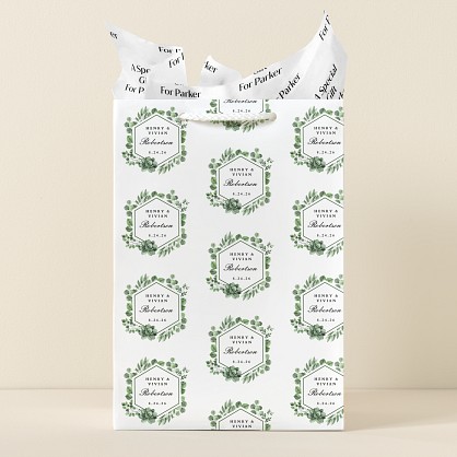 Gentle Greenery Gift Bag