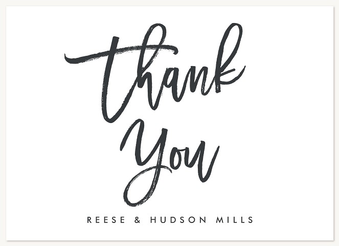 Bold Elegance Thank You Cards 