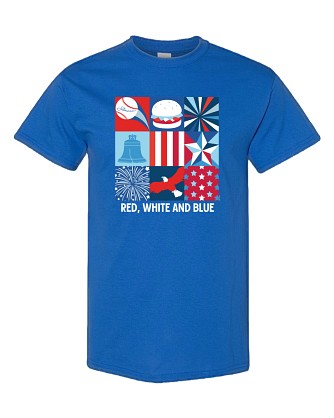 America250™ Patriotic Squares Gildan® Youth T-Shirt