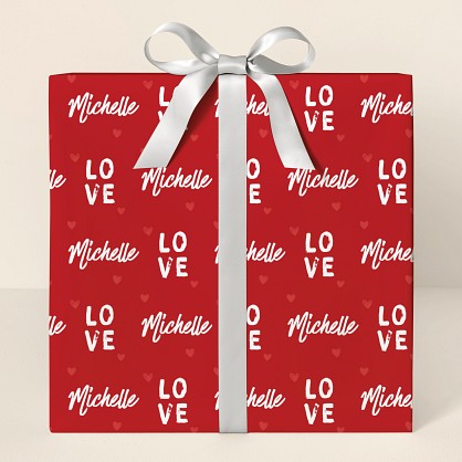 Modern Love Wrapping Paper