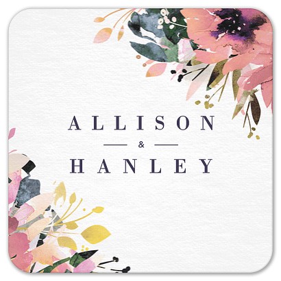 Painted Garden Custom Coasters