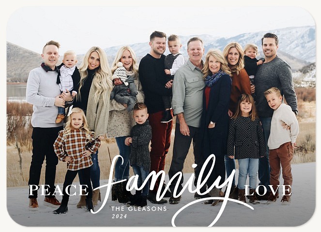  Family Love Christmas Cards