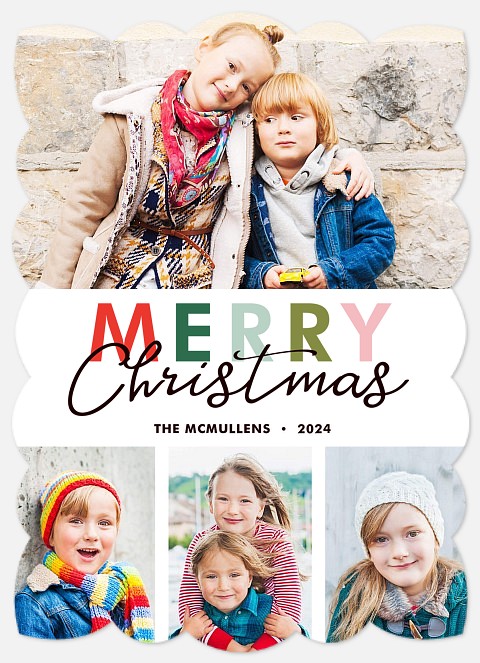 Candyland Cheer Holiday Photo Cards