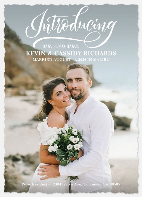 Lovely Introduction Wedding Announcements