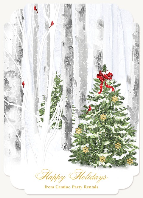 Birch & Pine Business Holiday Cards