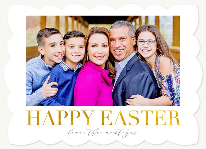 Classic Gold Easter Cards