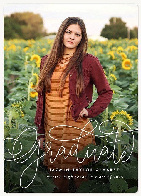 Simply Charming Graduation Announcements