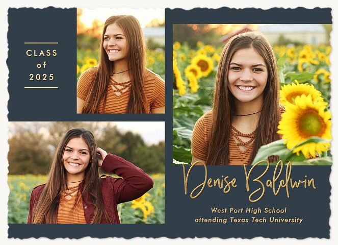 Modern Signature Graduation Announcements