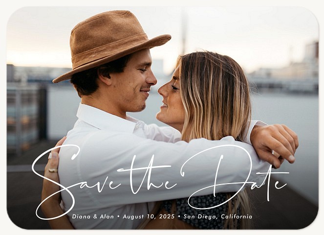  Fine Signature Save the Date Cards