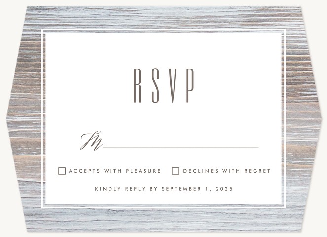 Picture of Elegance Wedding RSVP Cards