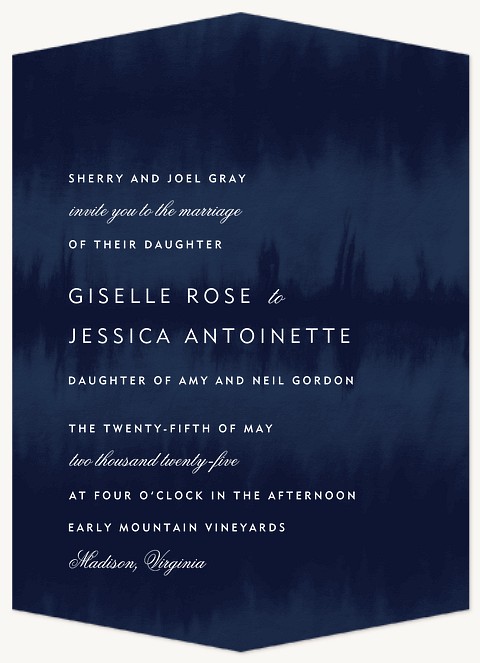 Modern Ink Wedding Invitations