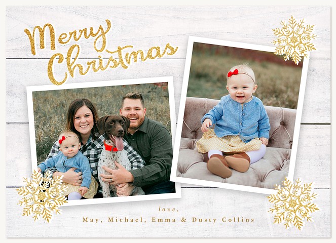 Shiplap Sparkle Christmas Cards