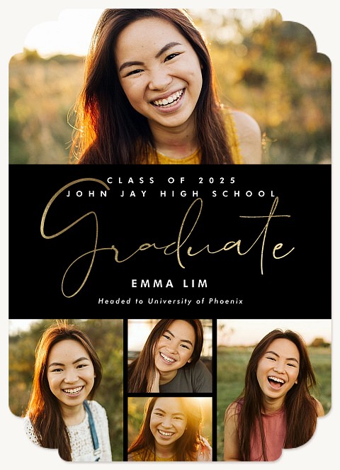 Luminous Graduate Graduation Announcements