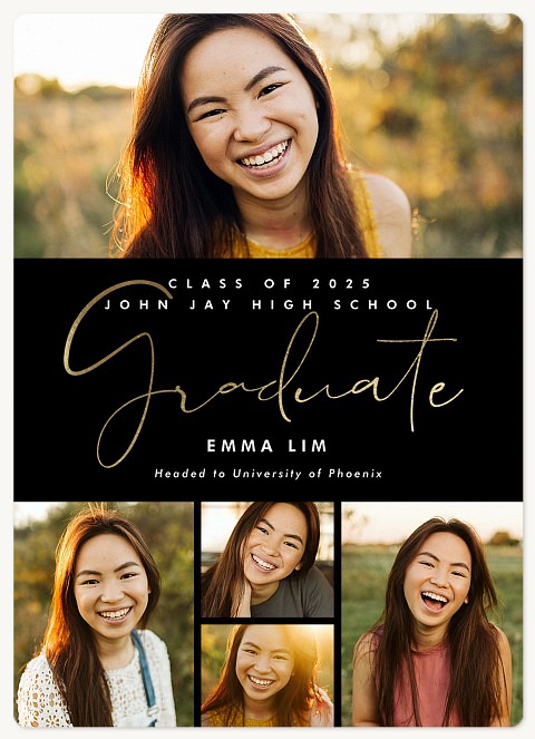 Luminous Graduate Graduation Announcements