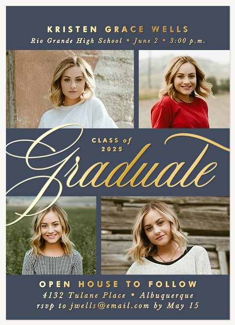 With Distinction Graduation Announcements