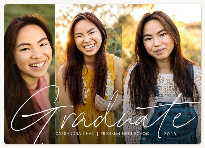 Chic Snapshots Graduation Announcements