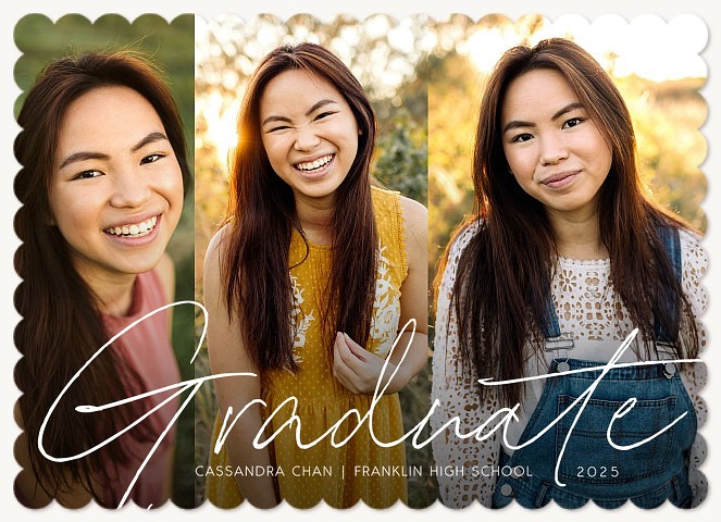 Chic Snapshots Graduation Announcements