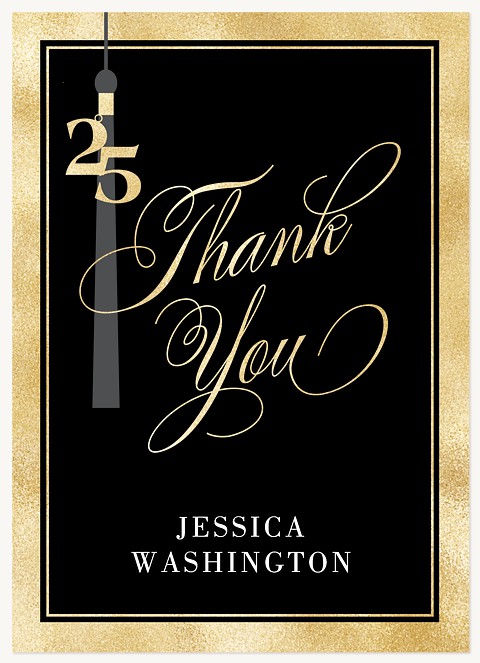 Tassel Traditions Graduation Thank You Cards