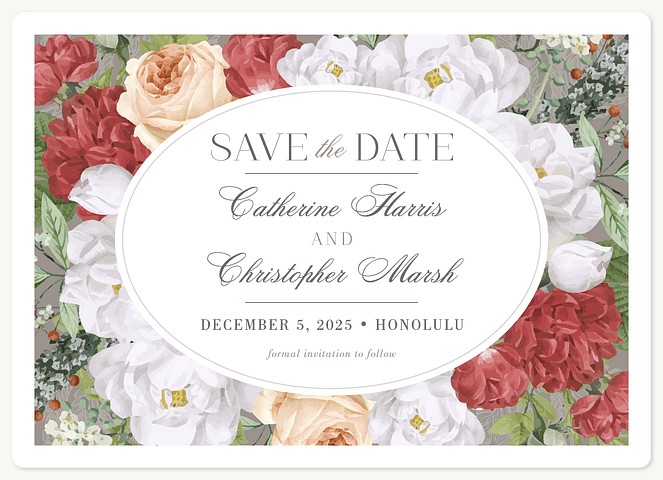 Grand Bouquet Save the Date Magnets