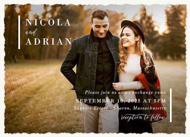 Contemporary Wedding Invitations