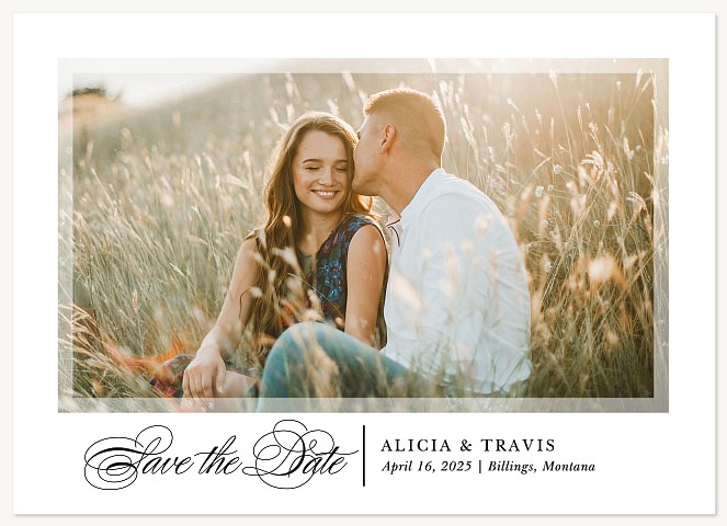 Simply Stated Save the Date Cards