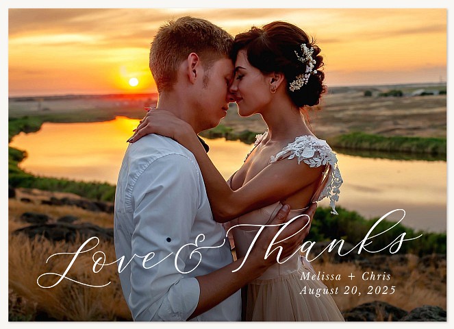 Simply Lovely Wedding Thank You Cards