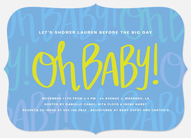 Sunshine Shower Baby Shower Invitations