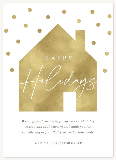 Golden Home Holiday & Christmas Magnet Cards