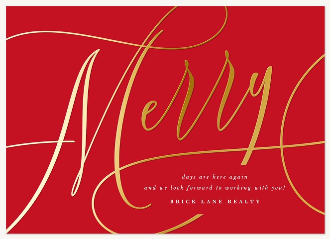 Ultra Merry Business Holiday Cards