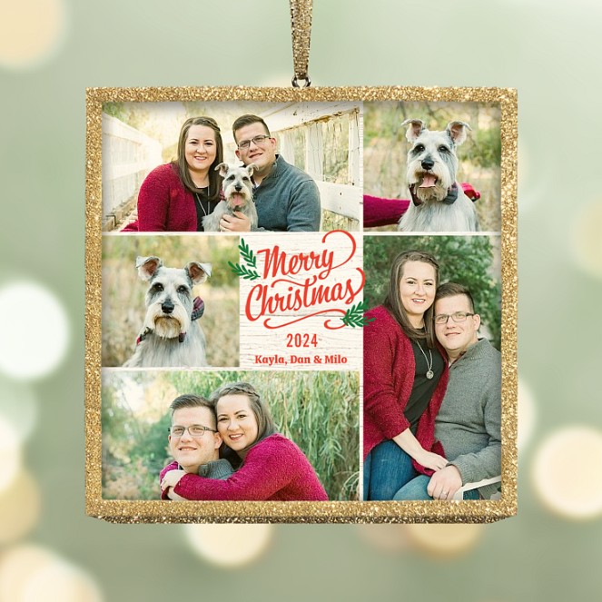 Favorite Five Personalized Ornaments