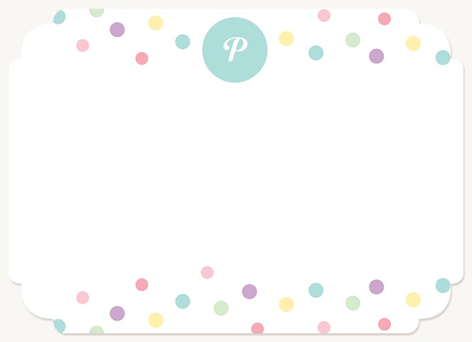 Pastel Dots Stationery