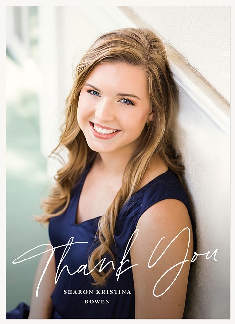 Chic Thanks Thank You Cards 