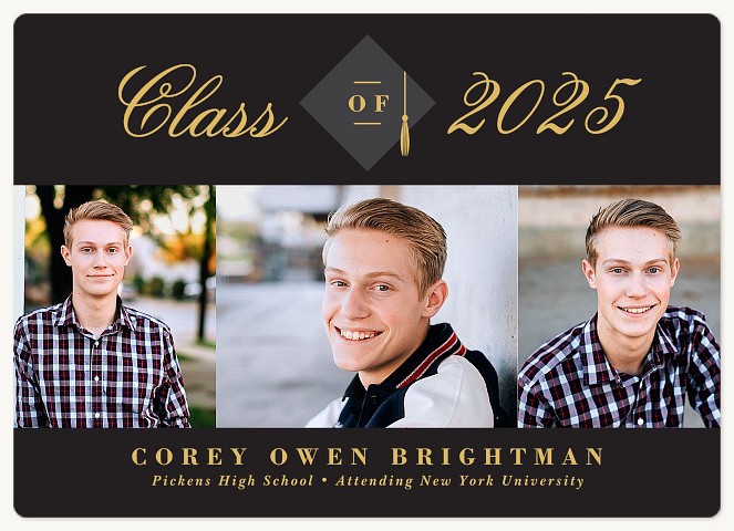 Golden Graduation Graduation Cards