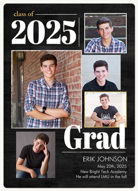 Mod Collage Graduation Announcements