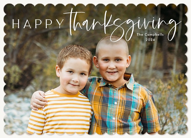 Happy Headline Thanksgiving Cards