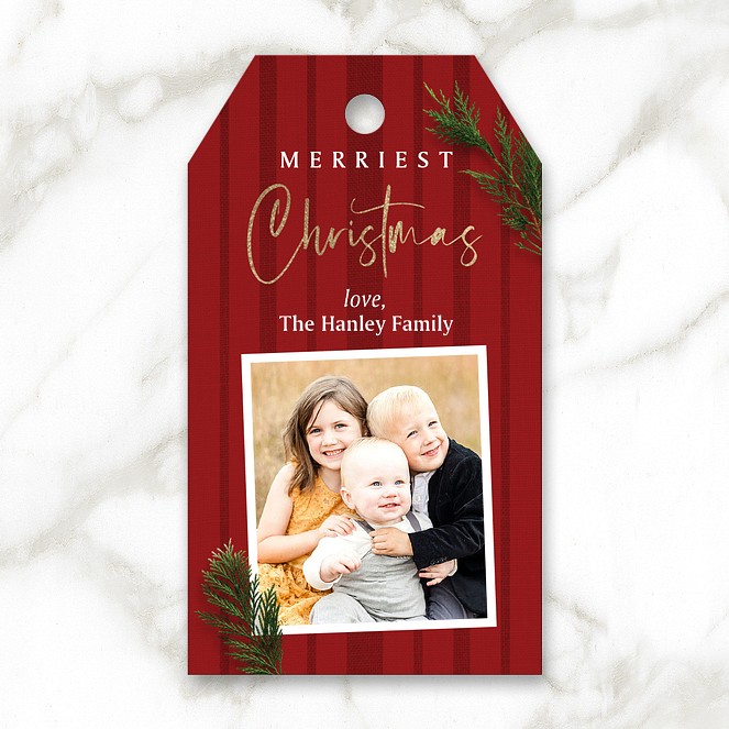 Oh So Festive Custom Gift Tags