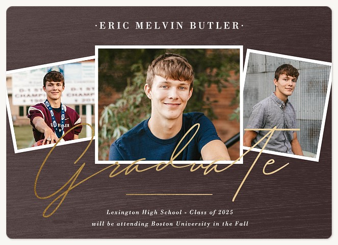 Oak Trio Graduation Cards