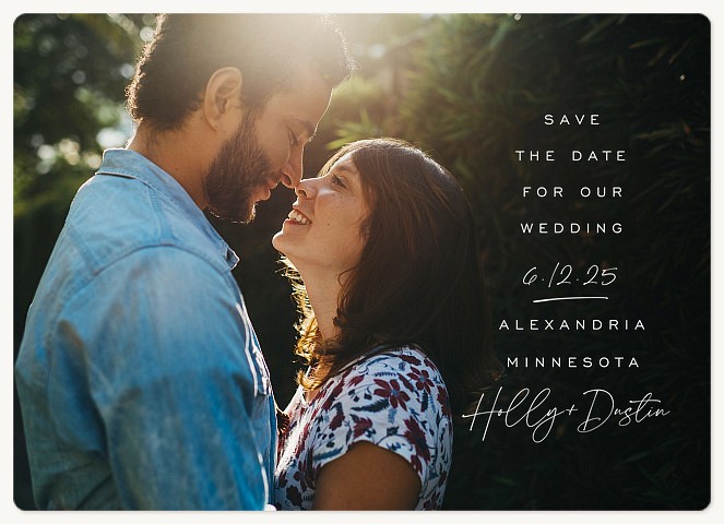 Side Signature   Save the Date Magnets