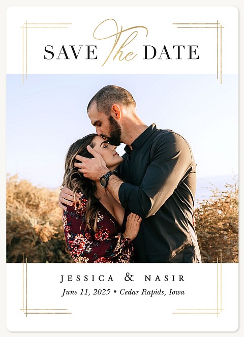 Corner Frame Save the Date Magnets